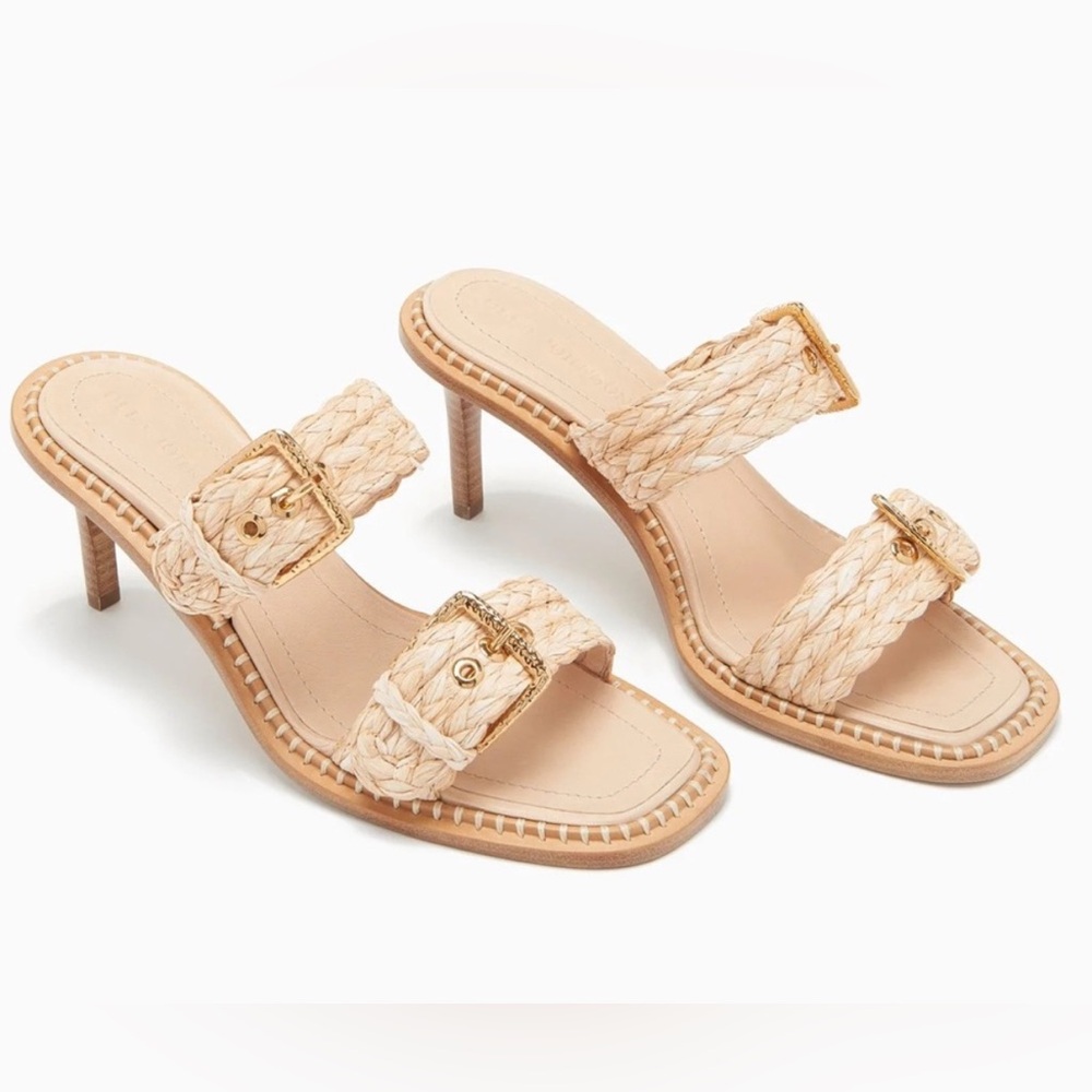 ULLA JOHNSON Ellery Raffia Sandals